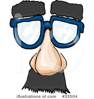 Royalty-Free (RF) Glasses Clipart Illustration by PlatyPlus Art - Stock Sample #33504