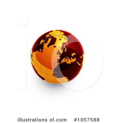 Royalty-Free (RF) Globe Clipart Illustration by chrisroll - Stock Sample #1057588