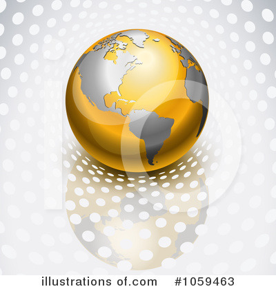 Royalty-Free (RF) Globe Clipart Illustration by Oligo - Stock Sample #1059463