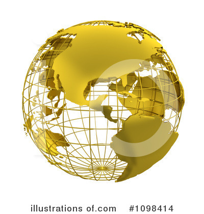 Royalty-Free (RF) Globe Clipart Illustration by KJ Pargeter - Stock Sample #1098414