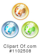 Globe Clipart #1102508 by merlinul
