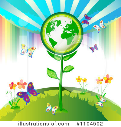 Royalty-Free (RF) Globe Clipart Illustration by merlinul - Stock Sample #1104502