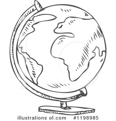 Royalty-Free (RF) Globe Clipart Illustration by yayayoyo - Stock Sample #1198985