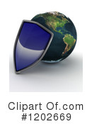 Globe Clipart #1202669 by KJ Pargeter