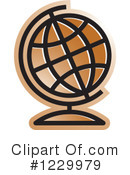 Globe Clipart #1229979 by Lal Perera