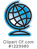 Globe Clipart #1229980 by Lal Perera