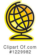 Globe Clipart #1229982 by Lal Perera