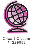 Globe Clipart #1229983 by Lal Perera