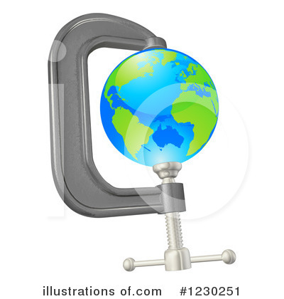 Royalty-Free (RF) Globe Clipart Illustration by AtStockIllustration - Stock Sample #1230251