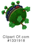 Globe Clipart #1331918 by KJ Pargeter