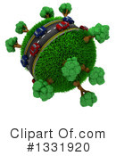 Globe Clipart #1331920 by KJ Pargeter