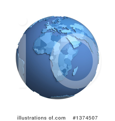 Royalty-Free (RF) Globe Clipart Illustration by Michael Schmeling - Stock Sample #1374507