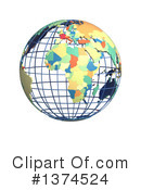 Globe Clipart #1374524 by Michael Schmeling