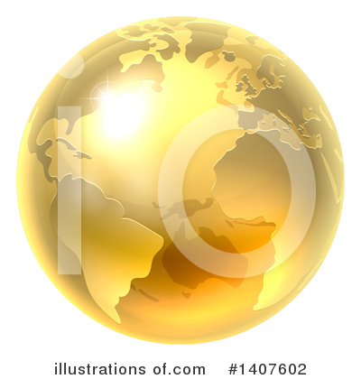 Royalty-Free (RF) Globe Clipart Illustration by AtStockIllustration - Stock Sample #1407602