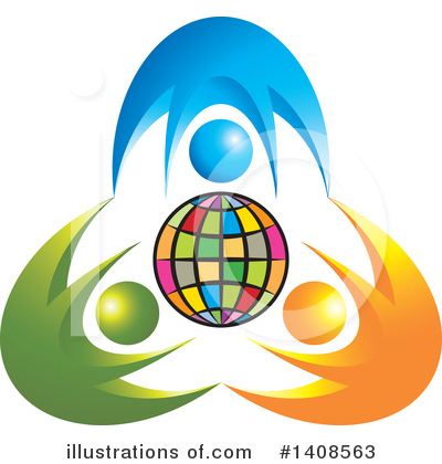 Royalty-Free (RF) Globe Clipart Illustration by Lal Perera - Stock Sample #1408563