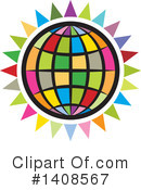Globe Clipart #1408567 by Lal Perera