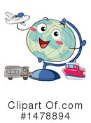 Globe Clipart #1478894 by BNP Design Studio