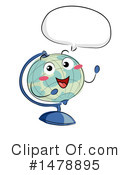 Globe Clipart #1478895 by BNP Design Studio
