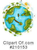 Globe Clipart #210153 by BNP Design Studio