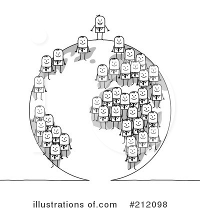 Royalty-Free (RF) Globe Clipart Illustration by NL shop - Stock Sample #212098
