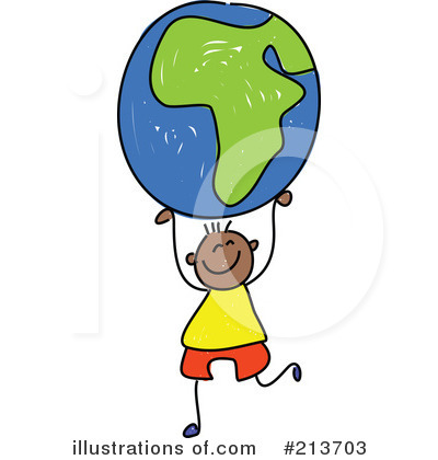 Royalty-Free (RF) Globe Clipart Illustration by Prawny - Stock Sample #213703