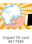 Globe Clipart #217280 by Hit Toon