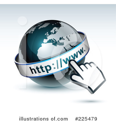 Royalty-Free (RF) Globe Clipart Illustration by beboy - Stock Sample #225479
