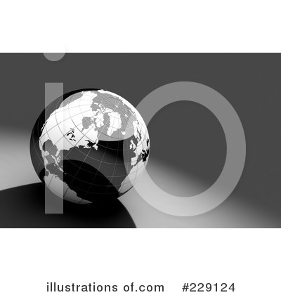 Royalty-Free (RF) Globe Clipart Illustration by chrisroll - Stock Sample #229124