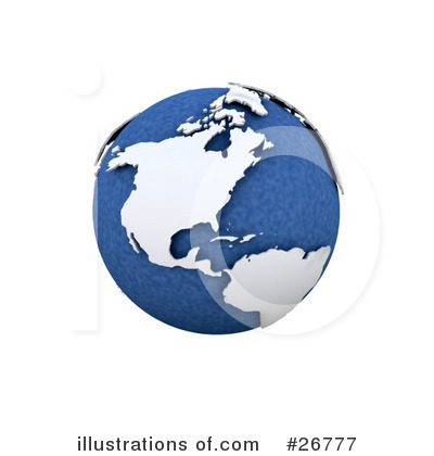 Royalty-Free (RF) Globe Clipart Illustration by KJ Pargeter - Stock Sample #26777