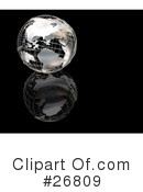 Globe Clipart #26809 by KJ Pargeter