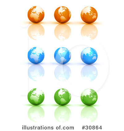 Royalty-Free (RF) Globe Clipart Illustration by Tonis Pan - Stock Sample #30864