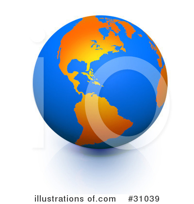 Royalty-Free (RF) Globe Clipart Illustration by Tonis Pan - Stock Sample #31039