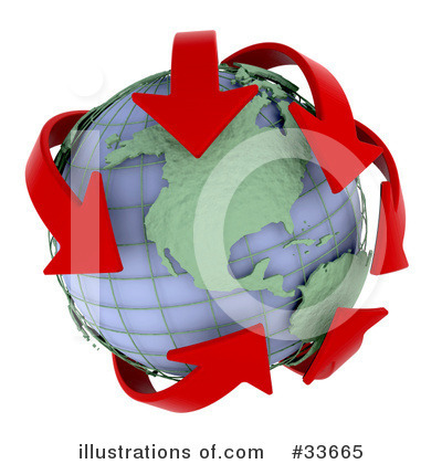 Royalty-Free (RF) Globe Clipart Illustration by KJ Pargeter - Stock Sample #33665