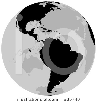Royalty-Free (RF) Globe Clipart Illustration by dero - Stock Sample #35740