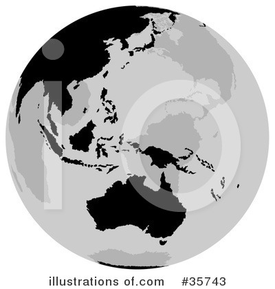 Royalty-Free (RF) Globe Clipart Illustration by dero - Stock Sample #35743