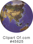 Globe Clipart #45625 by Michael Schmeling