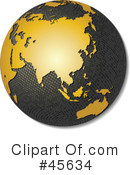 Globe Clipart #45634 by Michael Schmeling
