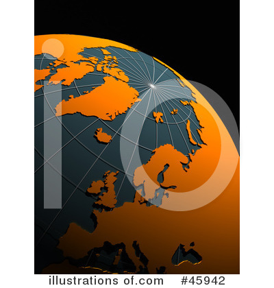 Royalty-Free (RF) Globe Clipart Illustration by chrisroll - Stock Sample #45942