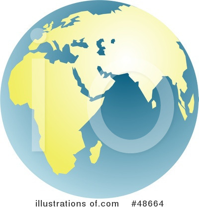Royalty-Free (RF) Globe Clipart Illustration by Prawny - Stock Sample #48664