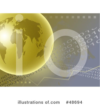 Binary Globe Clipart #48694 by Prawny
