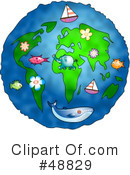 Globe Clipart #48829 by Prawny