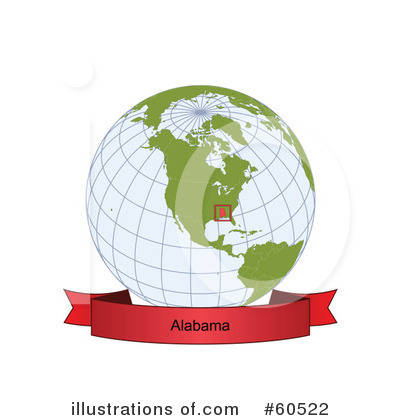 Alabama Clipart #60522 by Michael Schmeling