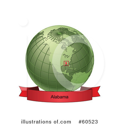 Royalty-Free (RF) Globe Clipart Illustration by Michael Schmeling - Stock Sample #60523