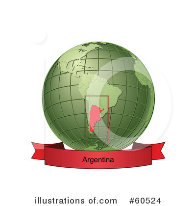 Royalty-Free (RF) Globe Clipart Illustration by Michael Schmeling - Stock Sample #60524