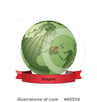Royalty-Free (RF) Globe Clipart Illustration by Michael Schmeling - Stock Sample #60559