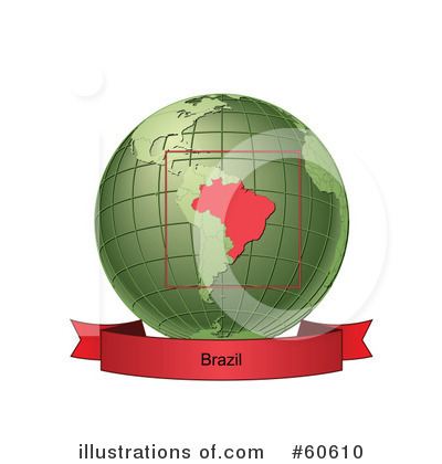 Royalty-Free (RF) Globe Clipart Illustration by Michael Schmeling - Stock Sample #60610