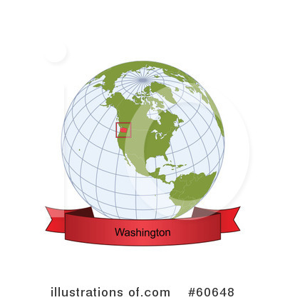 Royalty-Free (RF) Globe Clipart Illustration by Michael Schmeling - Stock Sample #60648