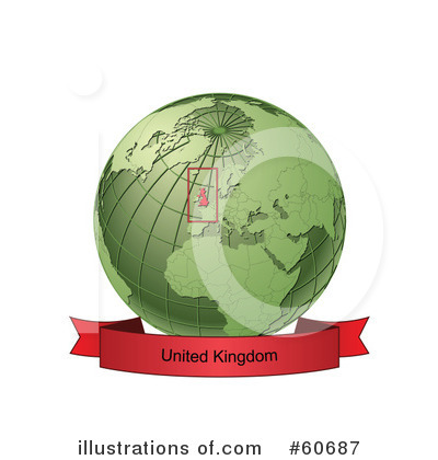 Royalty-Free (RF) Globe Clipart Illustration by Michael Schmeling - Stock Sample #60687
