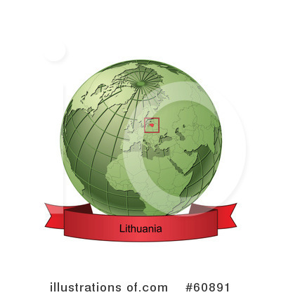 Royalty-Free (RF) Globe Clipart Illustration by Michael Schmeling - Stock Sample #60891