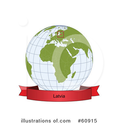 Royalty-Free (RF) Globe Clipart Illustration by Michael Schmeling - Stock Sample #60915